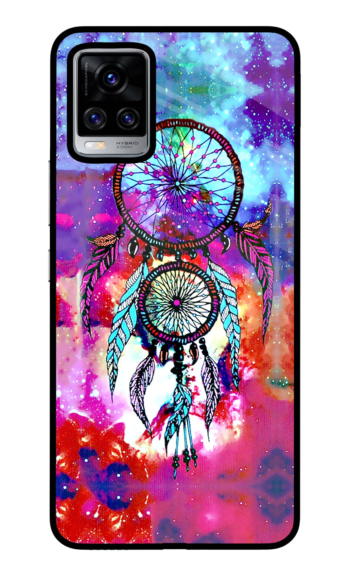 Dream Catcher Abstract Vivo V20 Pro Glass Case Back Cover by Casekaro