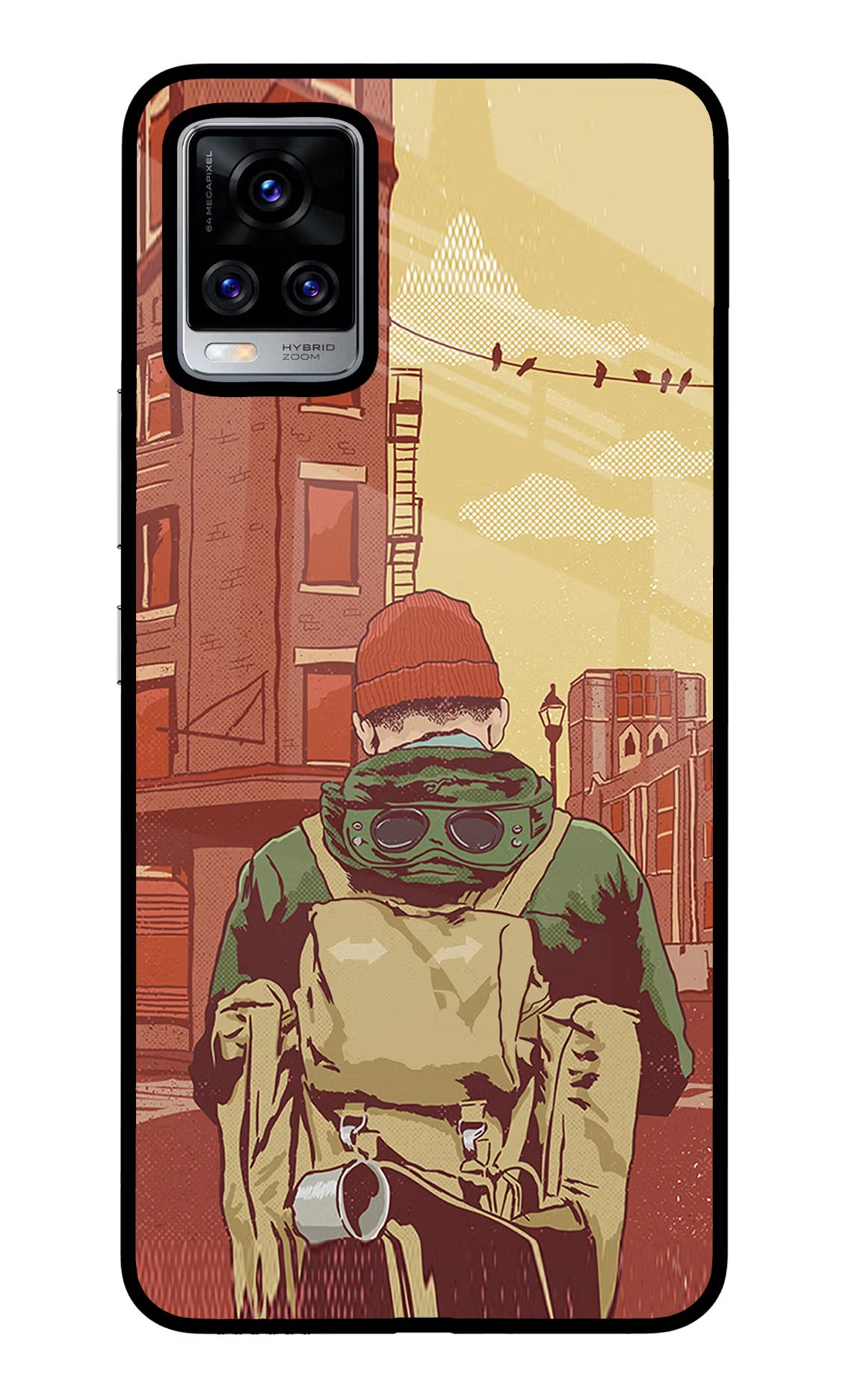 Adventurous Vivo V20 Pro Glass Case