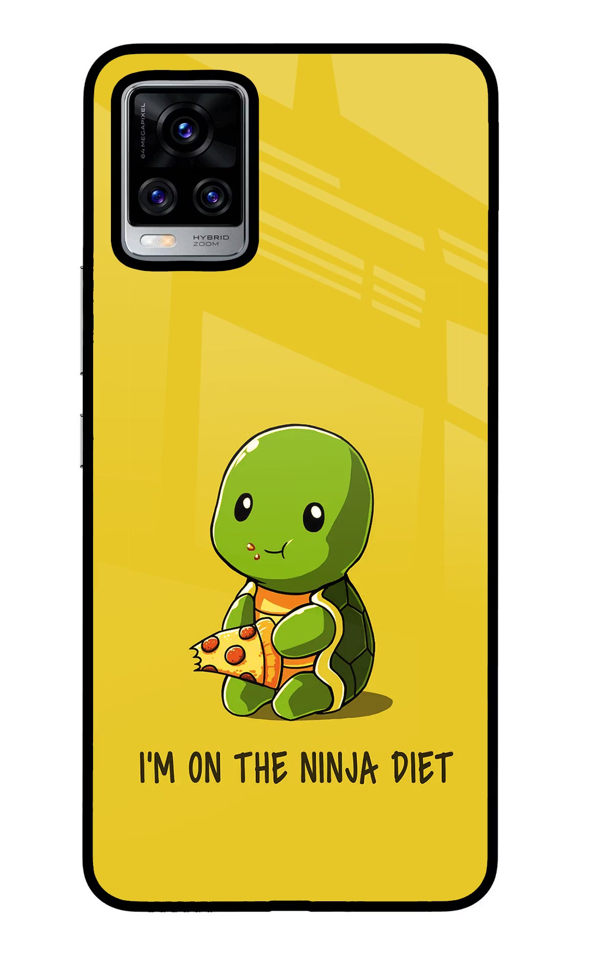 I'm on Ninja Diet Vivo V20 Pro Glass Case Back Cover by Casekaro