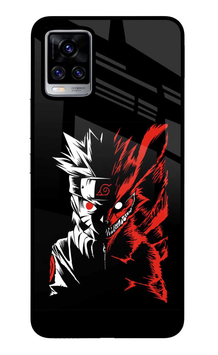 Naruto Two Face Vivo V20 Pro Back Cover, Glass case
