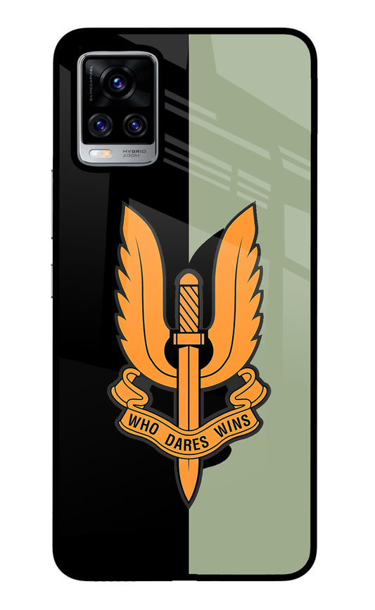 Balidan Logo Vivo V20 Pro Glass Case