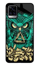 Green Owl Vivo V20 Pro Glass Case