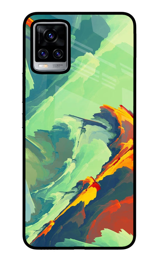 Paint Art Vivo V20 Pro Glass Case