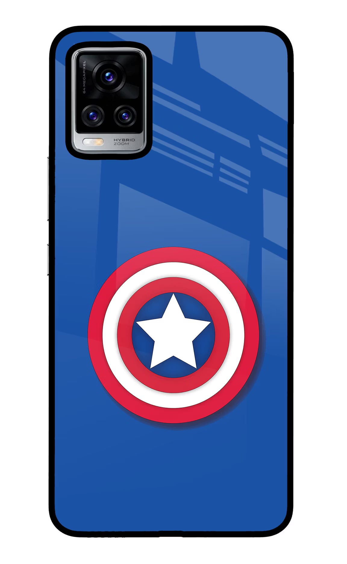 Shield Vivo V20 Pro Glass Case Back Cover by Casekaro