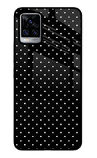 White Dots Vivo V20 Pro Glass Case