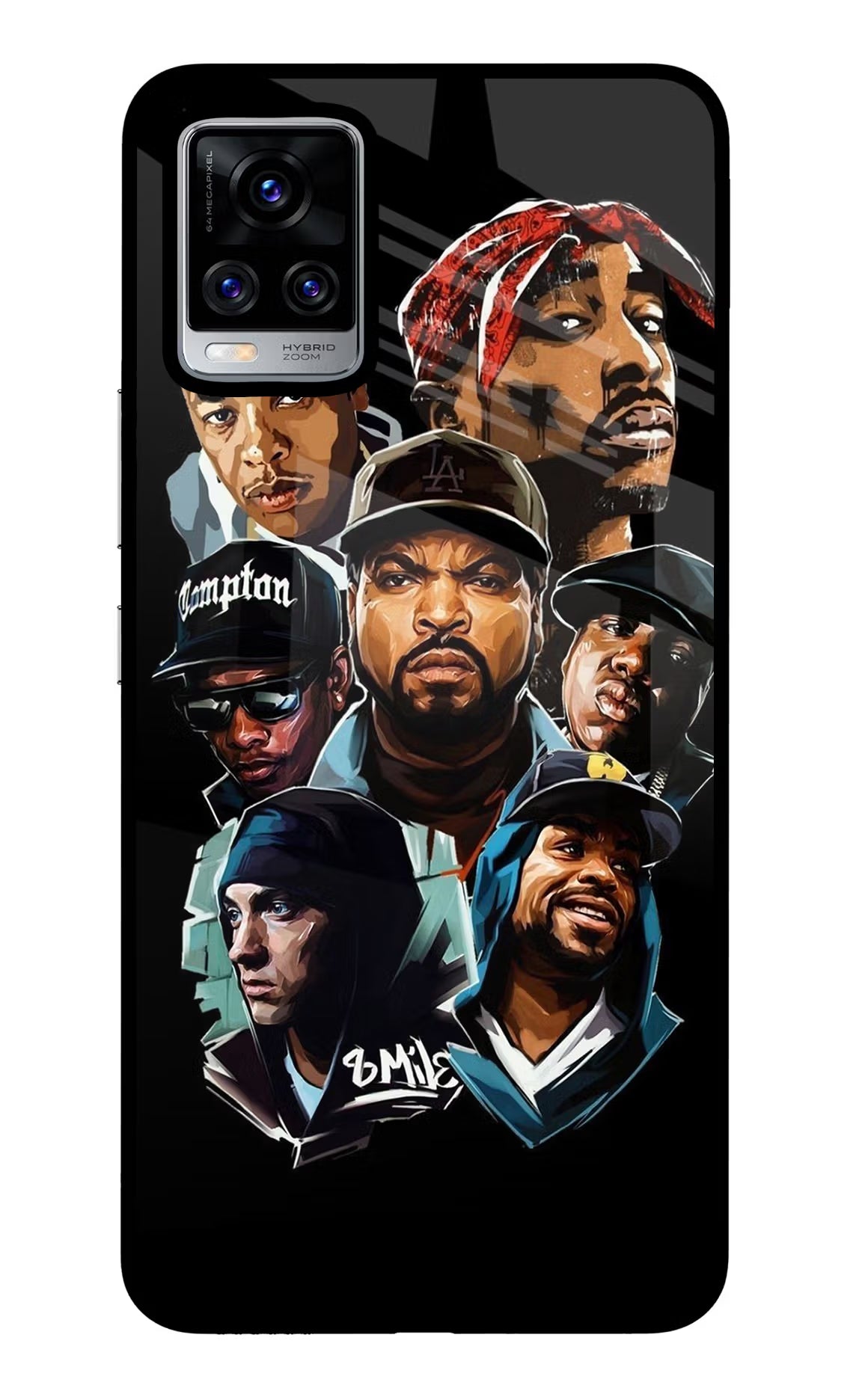 Rappers Vivo V20 Pro Glass Case