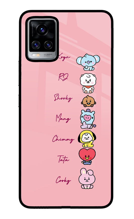 BTS names Vivo V20 Pro Glass Case