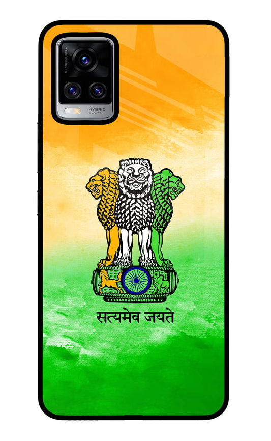 Satyamev Jayate Flag Vivo V20 Pro Glass Case