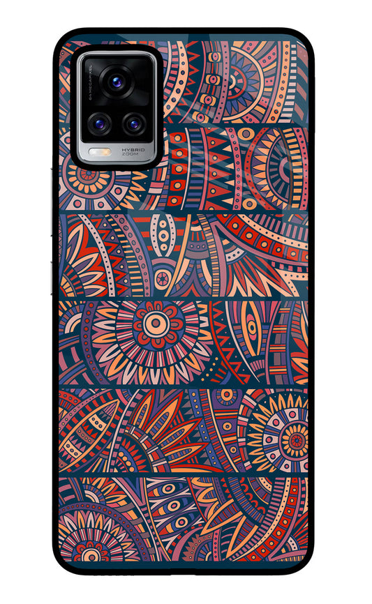 African Culture Design Vivo V20 Pro Glass Case