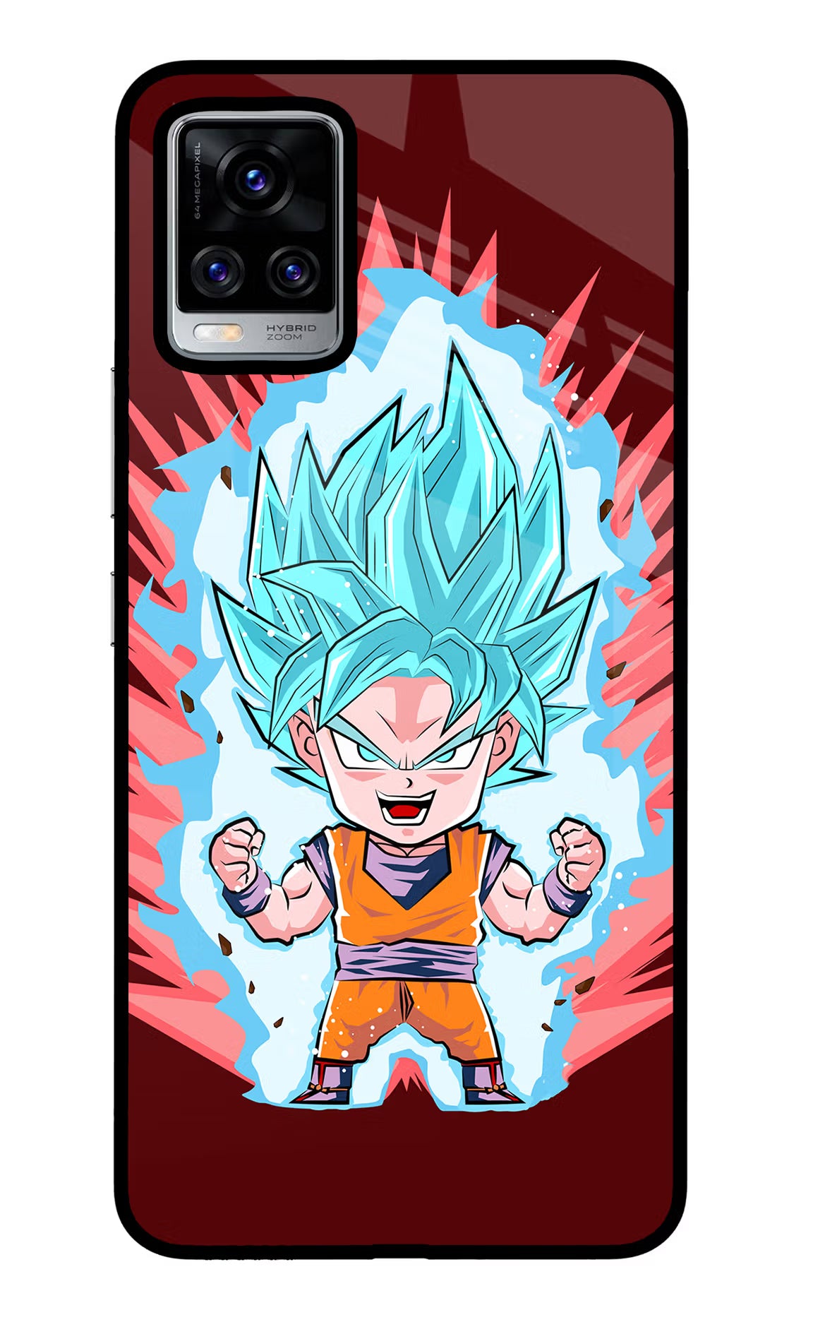 Goku Little Vivo V20 Pro Glass Case