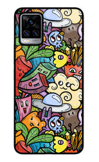 Veggie Doodle Vivo V20 Pro Glass Case