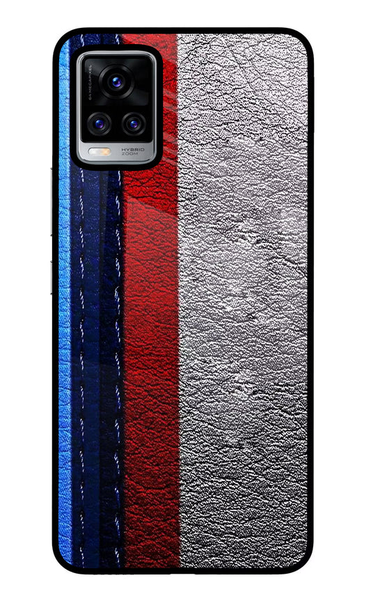BMW Stripes Vivo V20 Pro Glass Case