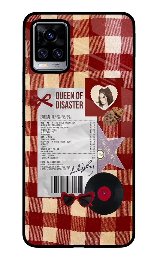 Queen of Disaster Vivo V20 Pro Glass Case