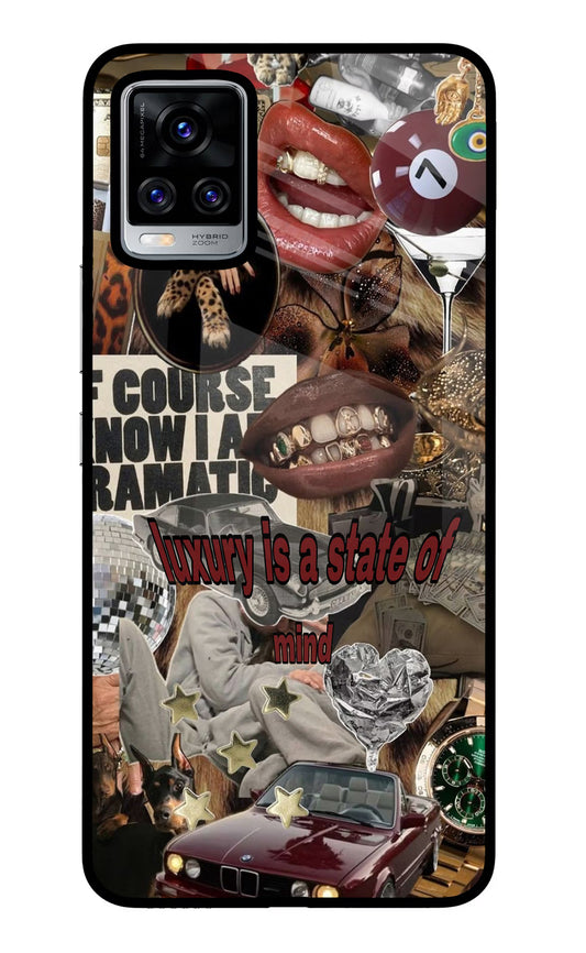 Luxury Vivo V20 Pro Glass Case