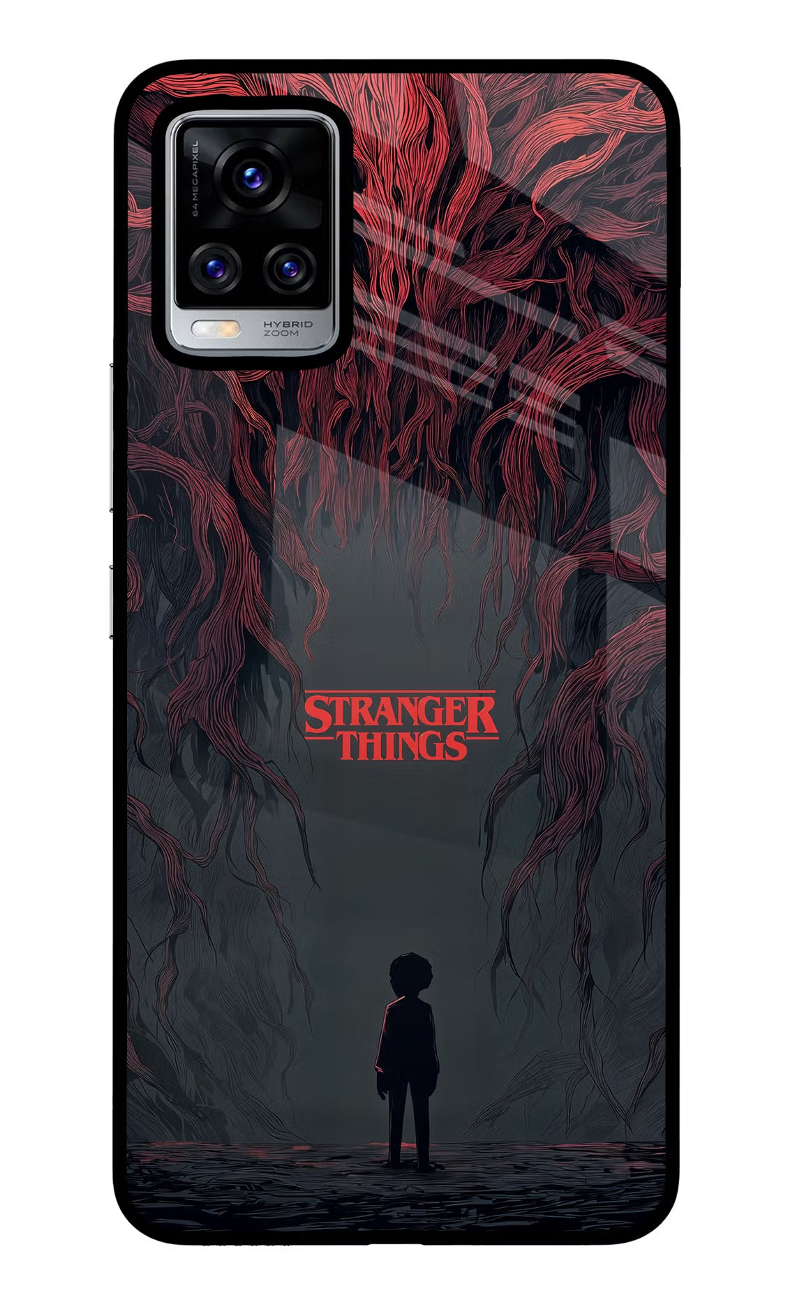 Ordinary Things Dark Side Vivo V20 Pro Glass Case Back Cover by Casekaro