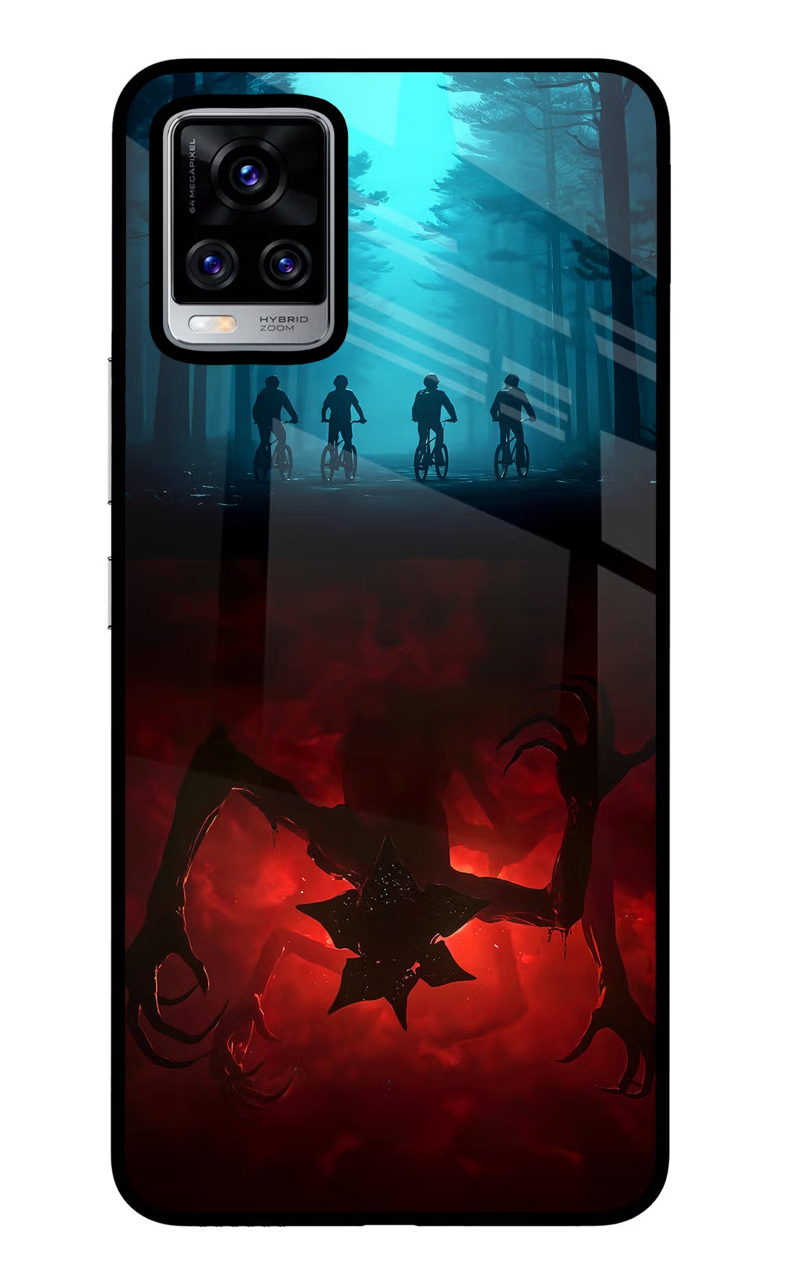 Ordinary Things Downside Up Vivo V20 Pro Glass Case Back Cover by Casekaro