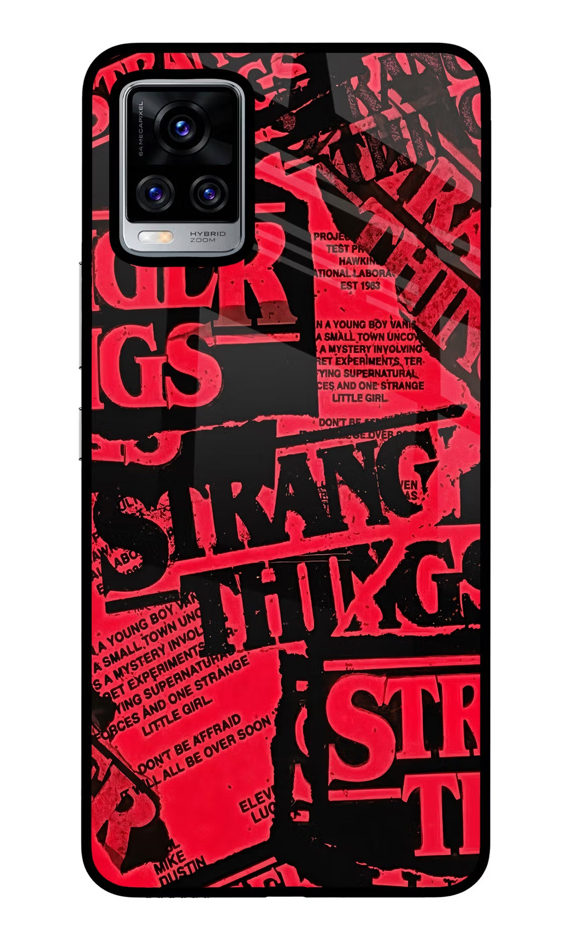 Ordinary Things Vivo V20 Pro Glass Case Back Cover by Casekaro