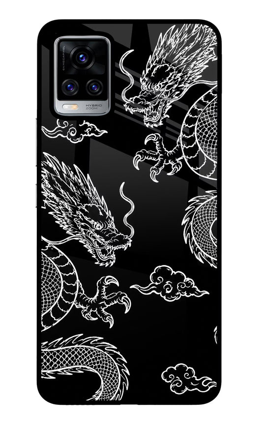Twin Dragons Vivo V20 Pro Glass Case