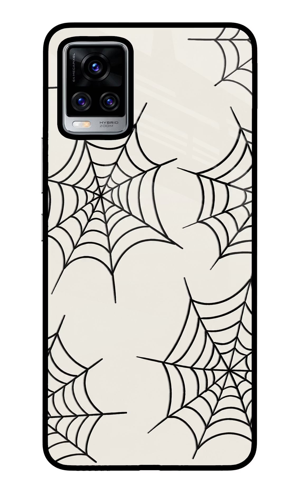 Spider Web Vivo V20 Pro Glass Case