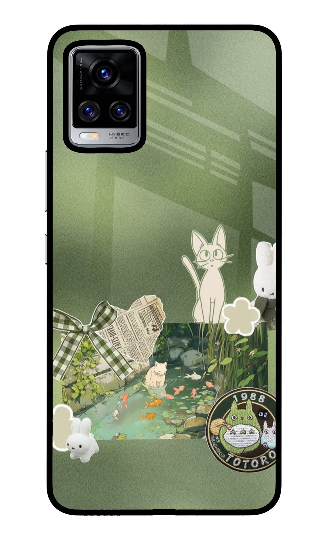 Aesthetic anime Vivo V20 Pro Glass Case