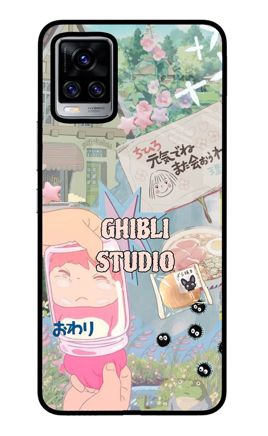 Studio Ghibli Vivo V20 Pro Glass Case