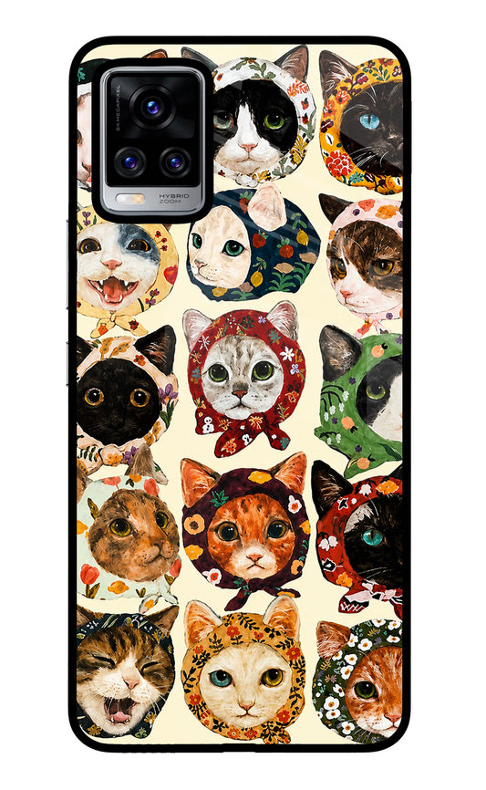 Cool Cat Vivo V20 Pro Glass Case