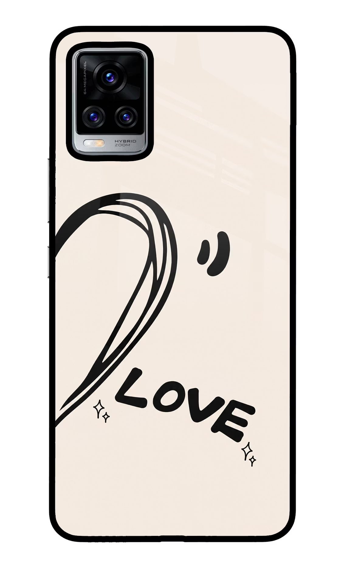 Soul Line Vivo V20 Pro Glass Case
