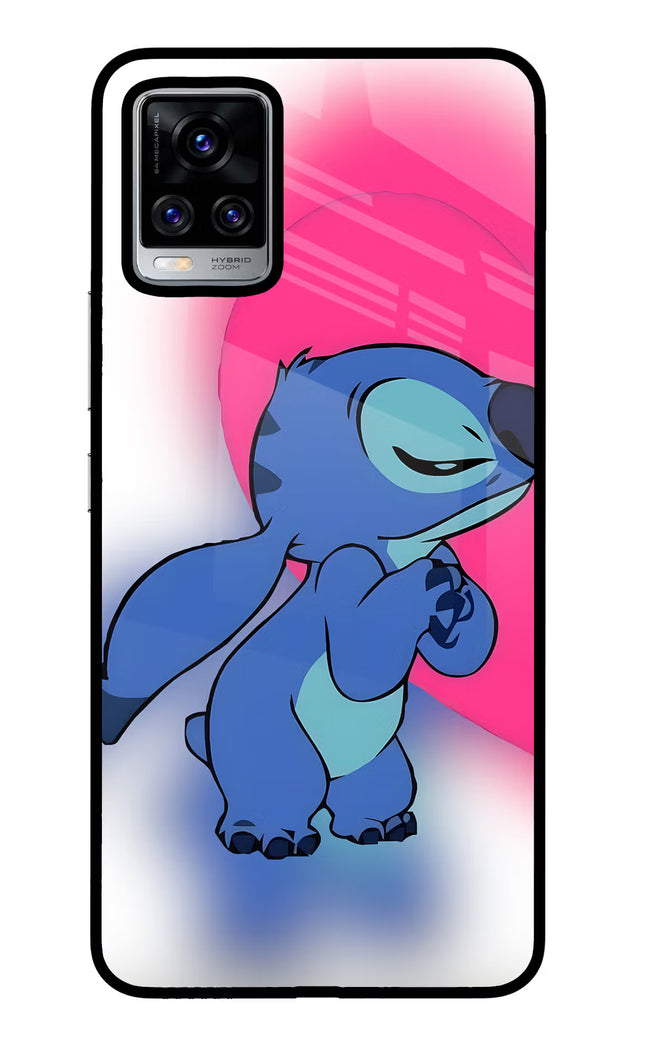 Stitch Hug Vivo V20 Pro Glass Case