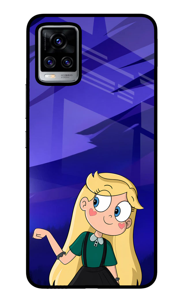 Star Glow Vivo V20 Pro Glass Case