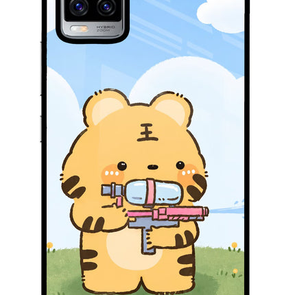 Tiger Treat Vivo V20 Pro Glass Case