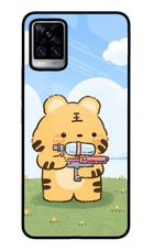 Tiger Treat Vivo V20 Pro Glass Case
