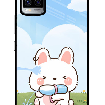 Bunny Treat Vivo V20 Pro Glass Case