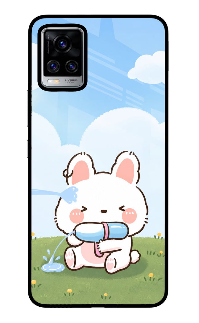 Bunny Treat Vivo V20 Pro Glass Case
