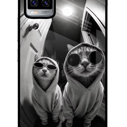 Hood Cats Vivo V20 Pro Glass Case