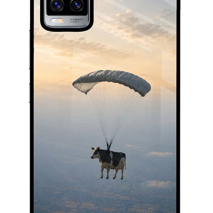 Skydiving Cow Vivo V20 Pro Glass Case