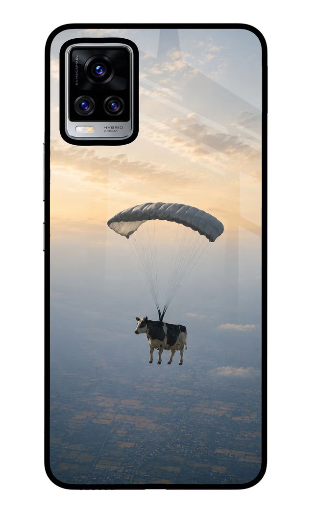Skydiving Cow Vivo V20 Pro Glass Case