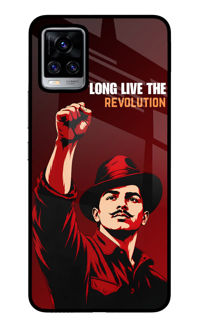 Bhagat Singh Revolution Vivo V20 Pro Glass Case