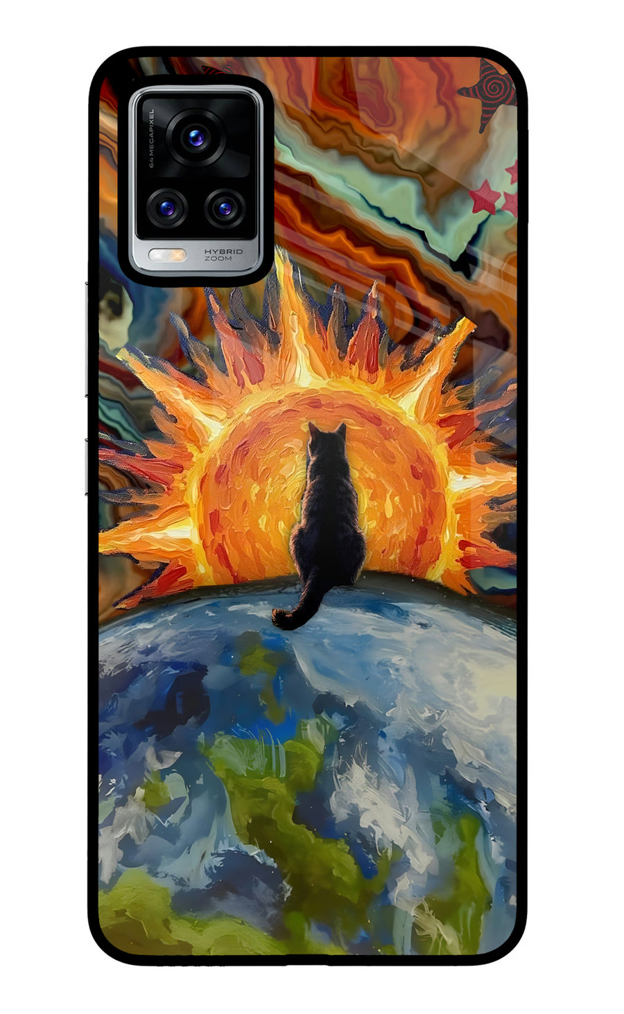 Sunrise Beyond Vivo V20 Pro Back Cover, Glass case