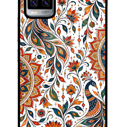 White Mayura Vivo V20 Pro Glass Case