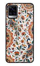 White Mayura Vivo V20 Pro Glass Case