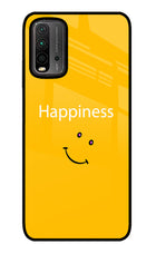 Happiness With Smiley Redmi 9 Power Glass Case