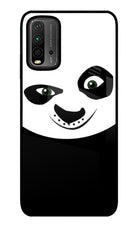 Panda Redmi 9 Power Glass Case Back Cover by Casekaro