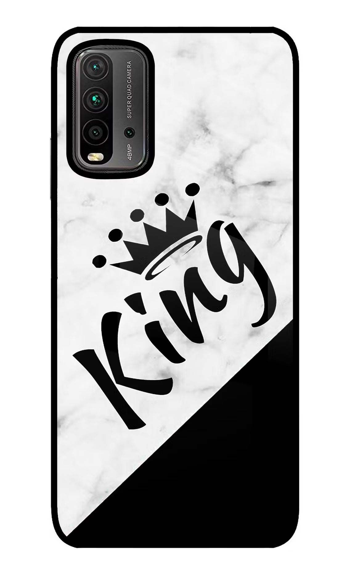 King Redmi 9 Power Glass Case