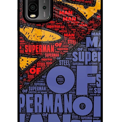 Superman Redmi 9 Power Glass Case