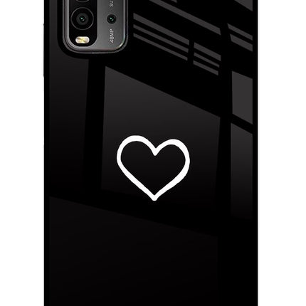 Heart Redmi 9 Power Glass Case