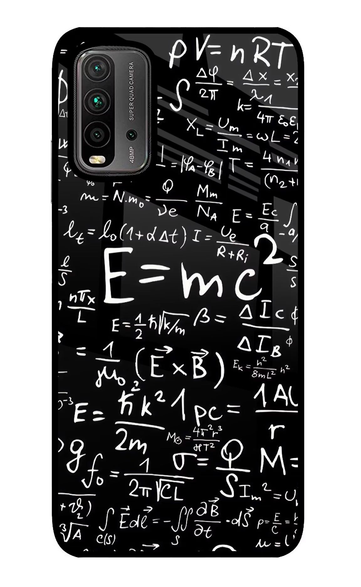 Physics Formula Redmi 9 Power Glass Case