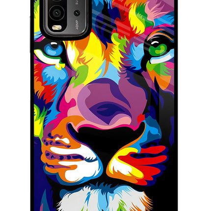Lion Redmi 9 Power Glass Case