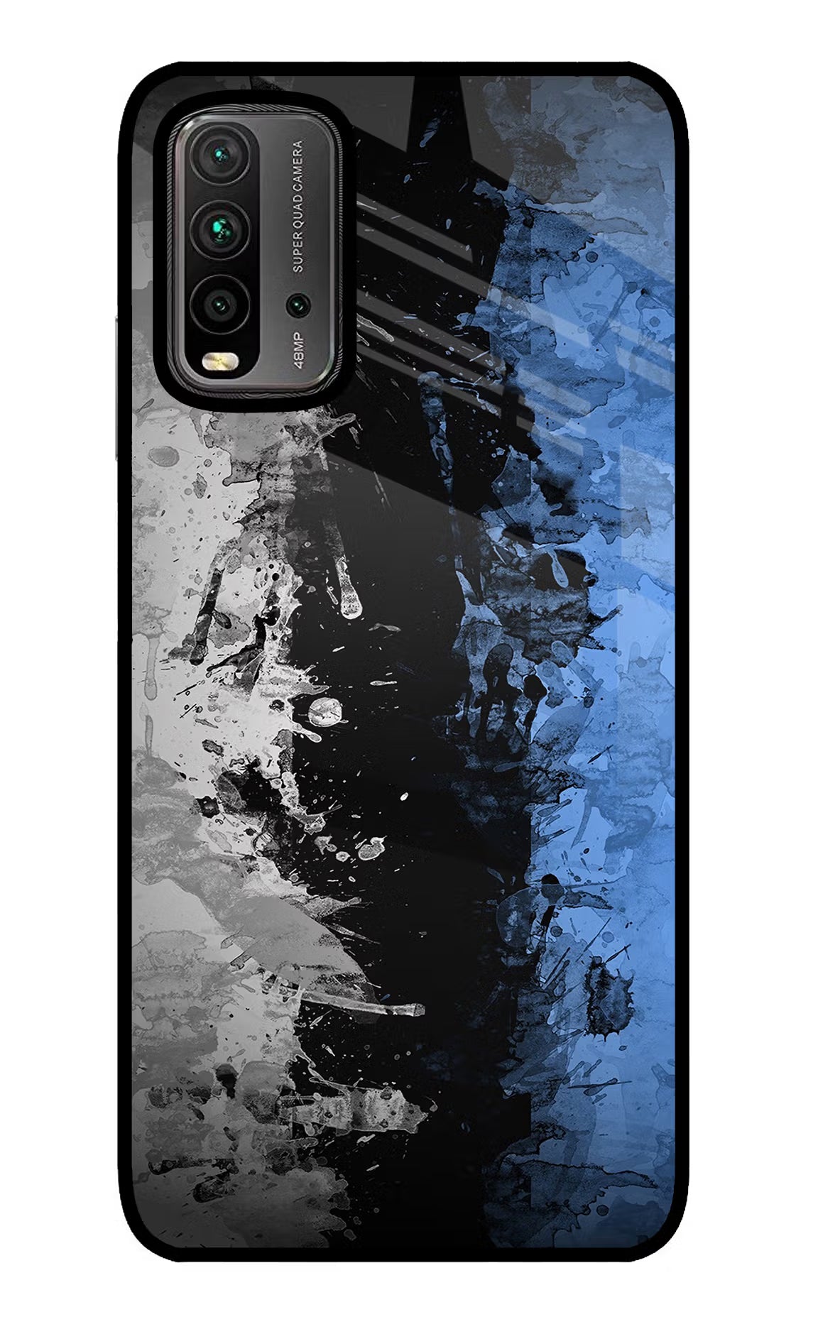 Artistic Design Redmi 9 Power Glass Case Back Cover by Casekaro