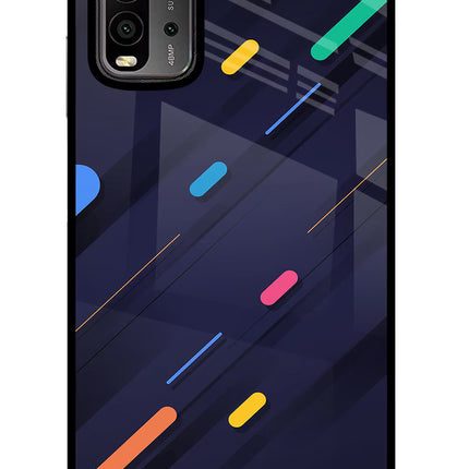 Abstract Design Redmi 9 Power Glass Case