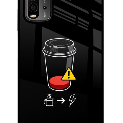 Coffee Redmi 9 Power Glass Case